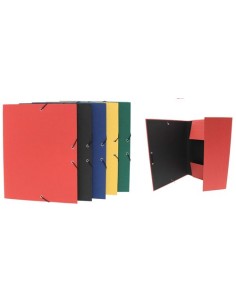 CARPETA SOLAPAS MARIOLA GELTEX Fº VERDE - Pack de 8 unidades